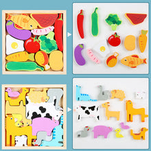 Afbeelding in Gallery-weergave laden, Houten peuter puzzels