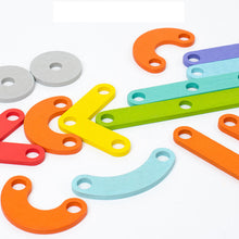 Afbeelding in Gallery-weergave laden, Montessori Pegboard-puzzel