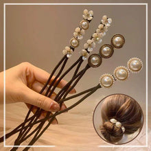 Afbeelding in Gallery-weergave laden, Pearl Bun Hlolder Haarspeld