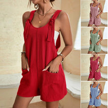 Afbeelding in Gallery-weergave laden, Women's Stylish Casual U Neck Short Jumpsuits