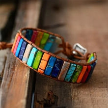 Afbeelding in Gallery-weergave laden, Kleurrijke keizerssteen armband