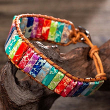 Afbeelding in Gallery-weergave laden, Kleurrijke keizerssteen armband