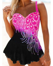 Afbeelding in Gallery-weergave laden, Peacock pattern swim skirt