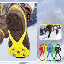Afbeelding in Gallery-weergave laden, ☃️Tractie-schoenplaatjes Ice Snow Grips Antislip siliconen