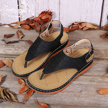 Afbeelding in Gallery-weergave laden, Effen zomersandalen met gesp