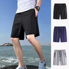 Afbeelding in Gallery-weergave laden, Grote maten ijszijde-stretchshort voor heren
