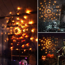 Afbeelding in Gallery-weergave laden, Halloween decoratieve verlichting Spinneweb LED-verlichting