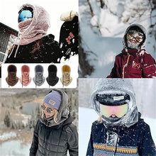 Afbeelding in Gallery-weergave laden, Sherpa capuchon met skimasker