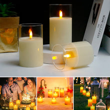 Afbeelding in Gallery-weergave laden, 🕯️Realistisch LED-licht van 3D-glas
