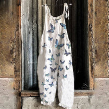 Afbeelding in Gallery-weergave laden, Jumpsuit van katoenmix met bloemen