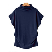 Afbeelding in Gallery-weergave laden, Half coltrui T-shirt met popmouwen