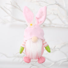Afbeelding in Gallery-weergave laden, Handgemaakte paashaas pop ornament