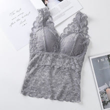 Afbeelding in Gallery-weergave laden, Kanten tanktop met borstkompressen