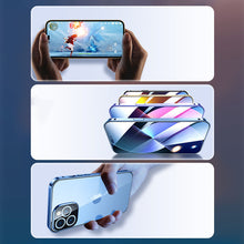 Afbeelding in Gallery-weergave laden, Magnetische dubbelzijdige telefoonhoes van gehard glas