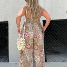 Afbeelding in Gallery-weergave laden, Bedrukte losse hemdjumpsuit