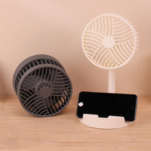Afbeelding in Gallery-weergave laden, Mini opvouwbare telescopische ventilator voor telefoonhouder
