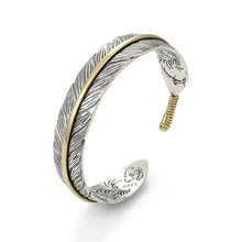 Afbeelding in Gallery-weergave laden, Vintage veren armband