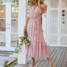 Afbeelding in Gallery-weergave laden, Printed Casual Holiday Dress