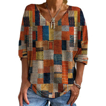 Afbeelding in Gallery-weergave laden, T-shirt met etnische print