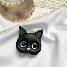 Afbeelding in Gallery-weergave laden, 3D schattige kitten telefoonhouder met mini spiegel