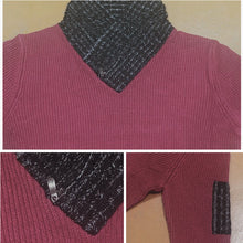 Afbeelding in Gallery-weergave laden, Heren casual trui met lange mouwen en revers