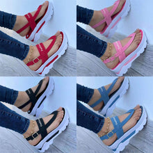 Afbeelding in Gallery-weergave laden, Dames PU-leer Ademende lichtgewicht sandalen