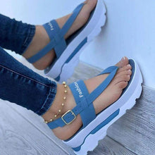 Afbeelding in Gallery-weergave laden, Dames PU-leer Ademende lichtgewicht sandalen