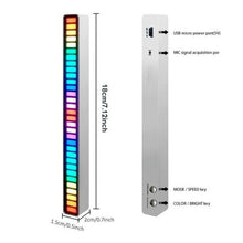Afbeelding in Gallery-weergave laden, Wireless Sound Activated RGB Light Bar