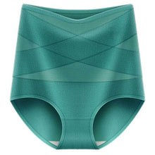 Afbeelding in Gallery-weergave laden, Zijden hoge taille cross-over bodyshaping slipje