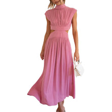 Afbeelding in Gallery-weergave laden, Cutout at the waist vacation midi dress
