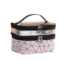 Afbeelding in Gallery-weergave laden, Dubbellaagse make-up tas