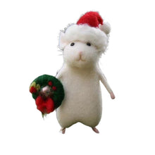 Afbeelding in Gallery-weergave laden, Felt Mouse and Pumpkin Ornament
