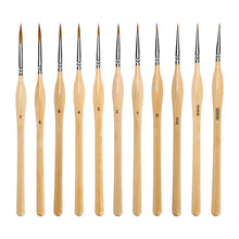 Afbeelding in Gallery-weergave laden, Fine Detail Penselen set (11 stuks)