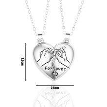 Afbeelding in Gallery-weergave laden, Side by Side Bijpassende Ketting met Magneet