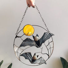 Afbeelding in Gallery-weergave laden, Halloween Vleermuizen | Druppelolie Zonnebloem | Decoratief Hangend Ornament