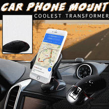 Afbeelding in Gallery-weergave laden, 360° transformeerbare autotelefoonhouder