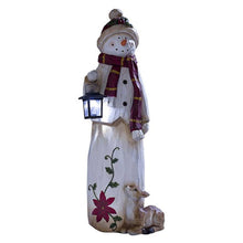 Afbeelding in Gallery-weergave laden, Snowman with Lantern decoration