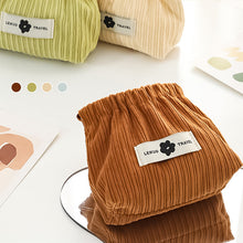 Afbeelding in Gallery-weergave laden, Corduroy elastische haarband organisator