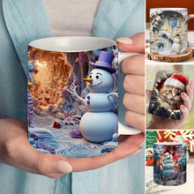 Afbeelding in Gallery-weergave laden, ☃️3D Kerst Hete Cacao Opgeblazen Mok