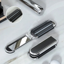 Afbeelding in Gallery-weergave laden, Travel Folding Mirror Hair Brush