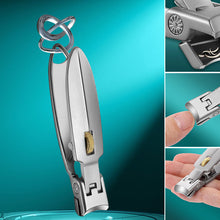 Afbeelding in Gallery-weergave laden, Stainless Steel Nail Clipper with Ring Lock