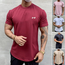 Afbeelding in Gallery-weergave laden, Katoenen rekbaar sport-T-shirt