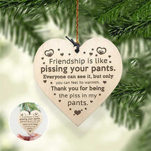 Afbeelding in Gallery-weergave laden, Vriendschap Houten Kerstboom Decoratie