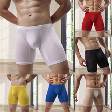 Afbeelding in Gallery-weergave laden, Boxershorts voor heren, ademend, op sport geïnspireerd ondergoed van ijszijde