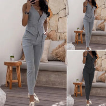 Afbeelding in Gallery-weergave laden, Sexy vest kokerbroek tweedelige set