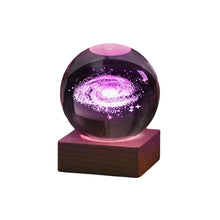 Afbeelding in Gallery-weergave laden, 3D Galaxy Crystal Ball Nachtlampje Decorlamp