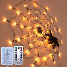 Afbeelding in Gallery-weergave laden, Halloween decoratieve verlichting Spinneweb LED-verlichting