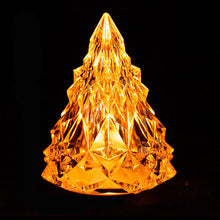 Afbeelding in Gallery-weergave laden, Mini LED Kristallen Kerstboom Nachtlampje