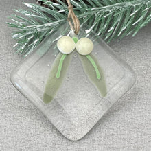 Afbeelding in Gallery-weergave laden, Kerstboomdecoratie van gefused glas
