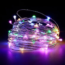 Afbeelding in Gallery-weergave laden, Kerst USB-afstandsbediening koperdraad lichtsnaar
